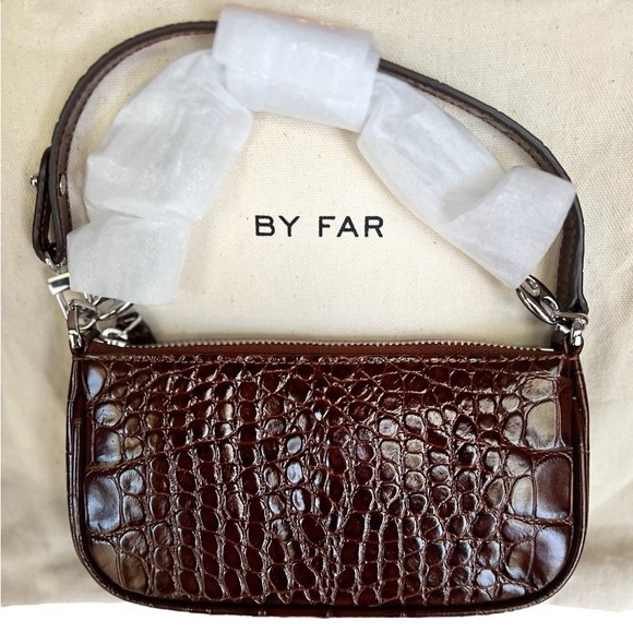 NWT By FAR Mini Rachel in Nutella - Picture 8 of 11